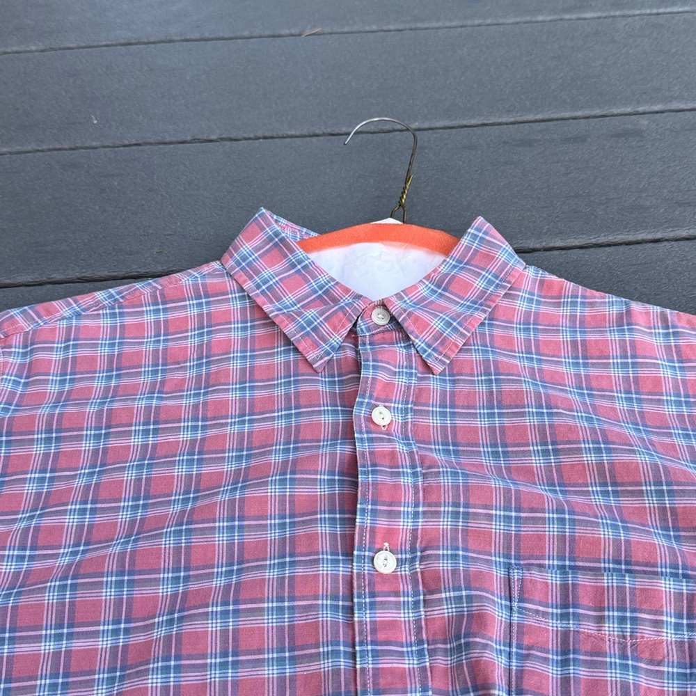 Faherty Red and Blue Checkered Shirt - Picture 2 of 16